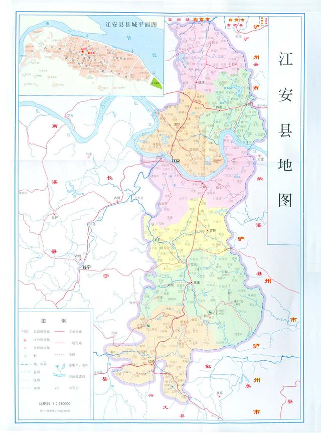 四川省江安县历史沿革及行政区划