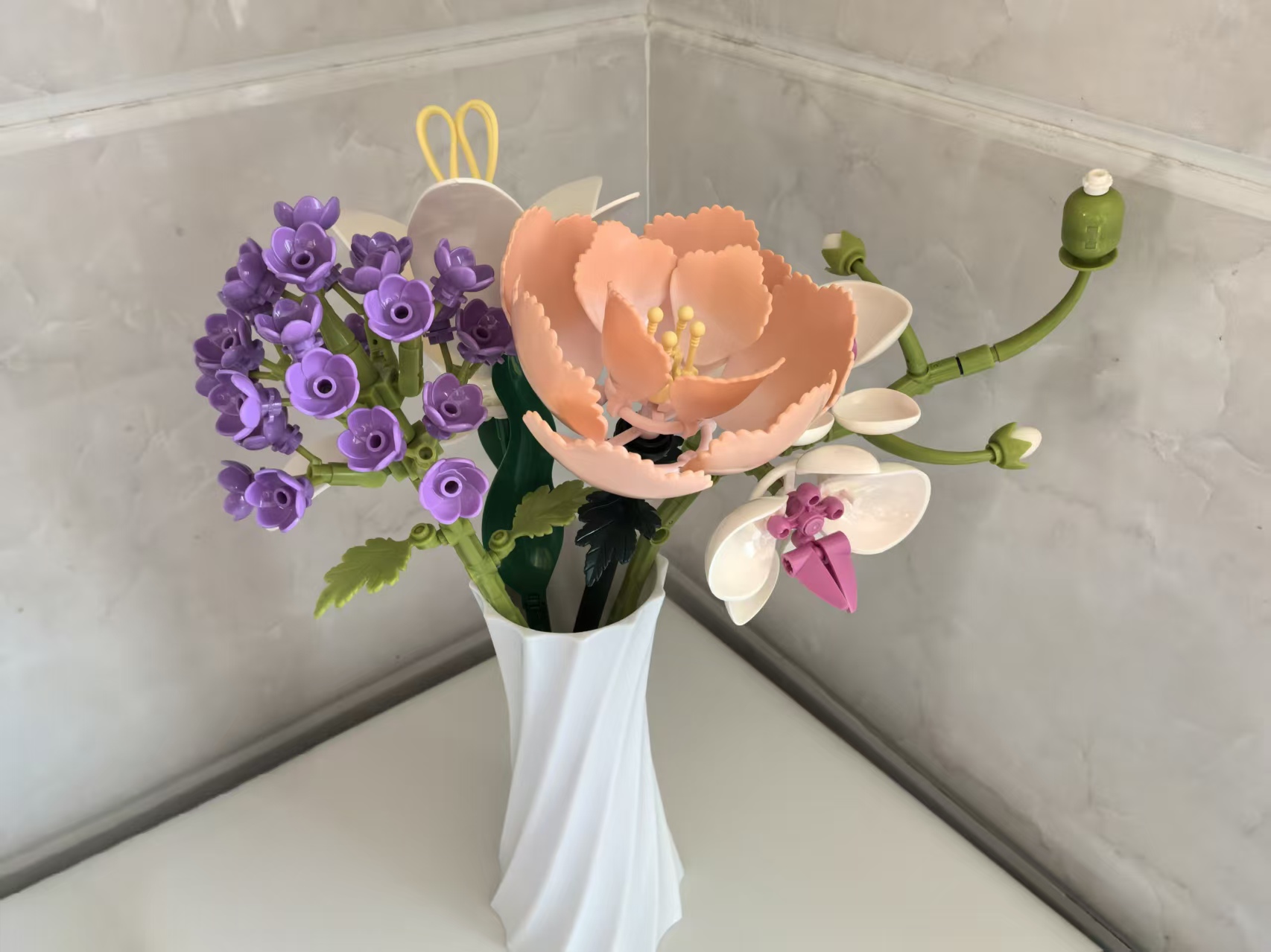 沃马积木永生花,全家参与永不凋谢!