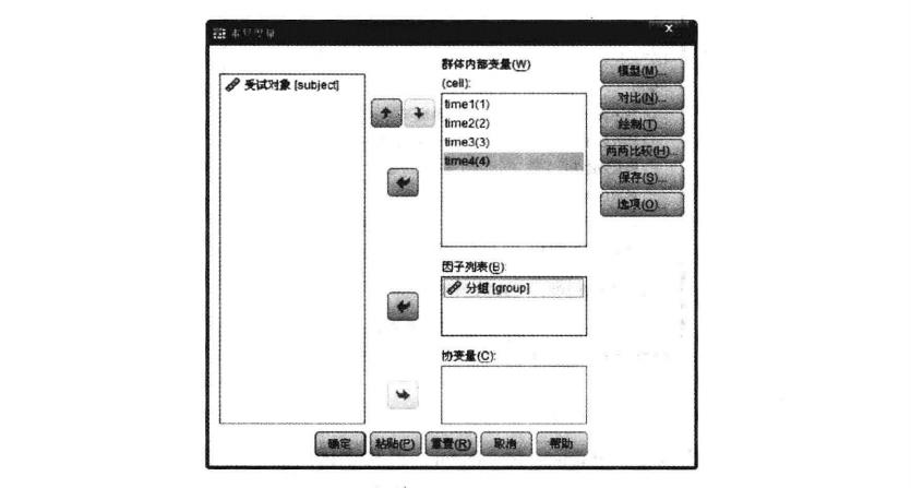 重复测量资料的方差分析的SPSS操作教程及结果解读插图15 重复测量资料的方差分析的SPSS操作教程及结果解读