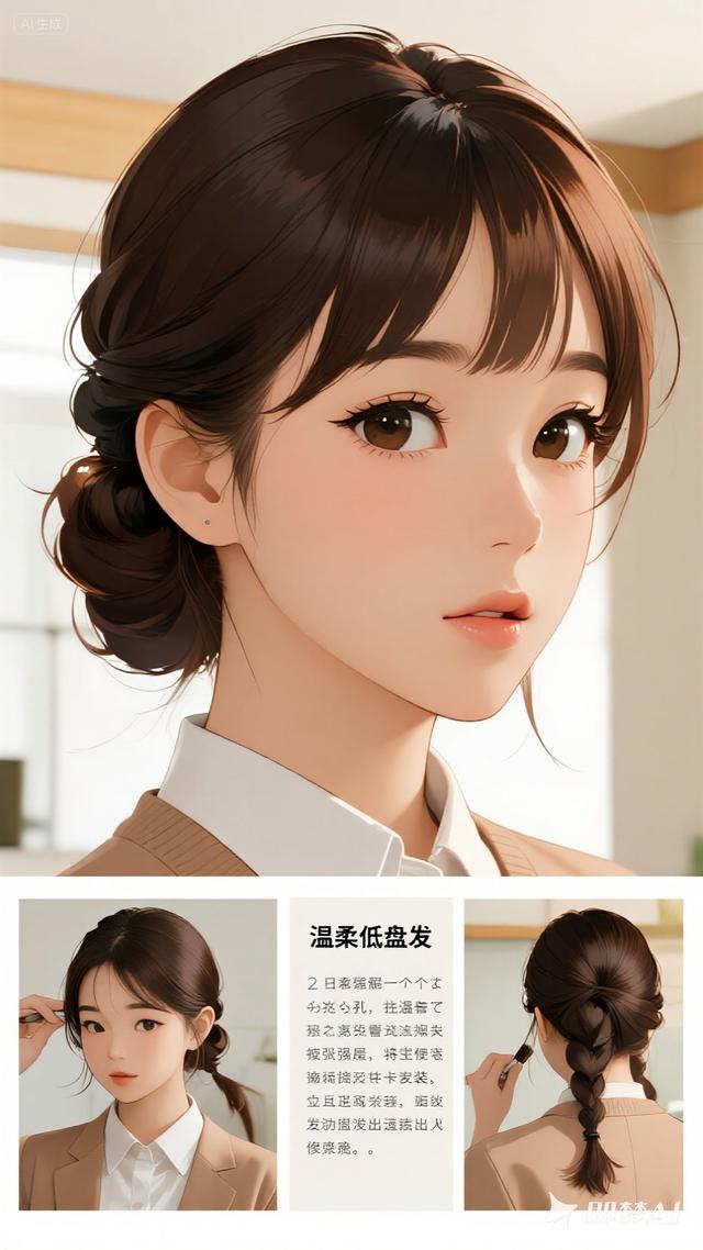 手残党必学！3款5分钟盘发，通勤约会都好看