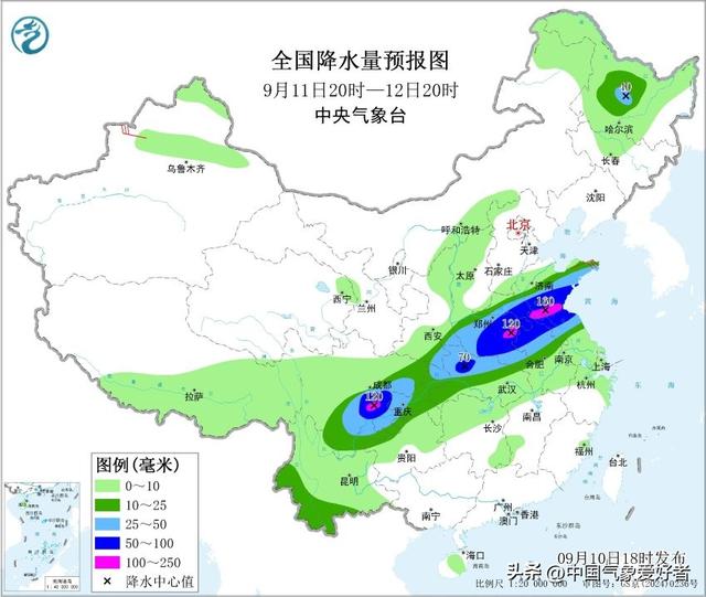 河南9月大暴雨出现 北方气候变了吗
