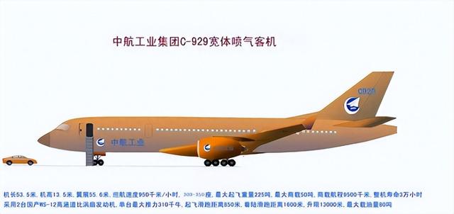 C929客机有多大？与C919放一起才明白，为何能称干线客机