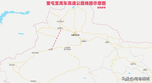 新疆目前单体投资最大公路来了！线路长394公里，投资近1000亿元