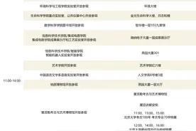 提早预约！北大、北建大本周六校园开放图片