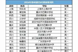 2024第40届数学奥林匹克竞赛CMO国集，邓乐言唯一满分，一战封神图片