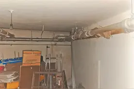 黑大家属区41栋今年将旧改，图纸包含下水管线改造，施工方称民调通过能修图片