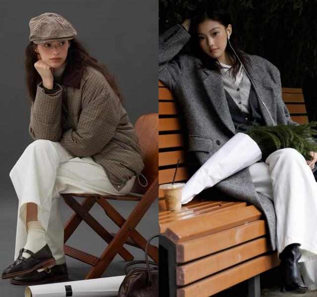 冬天穿这个颜色，温柔又高级