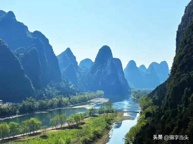 徒步漓江精华段——阳堤大桥头-兴坪古镇