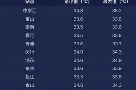 上海迎来今年首个高温日，梅雨后天返场图片