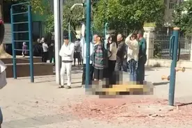 重庆男子吊脖子死亡后续，现场画面曝光，血迹猜测，当地回应了图片