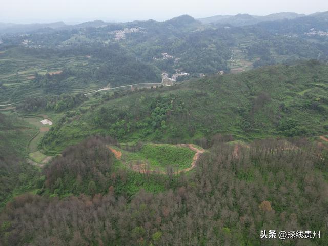 环城贵阳花溪苗王坡越野大环线之青岩段达夯翁拢“冈仁波齐”风景