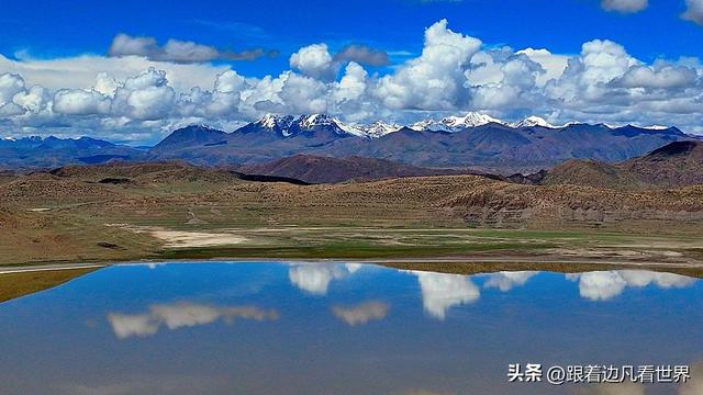 《219西藏南线》雪山与措湖的美景，一措再措看个够