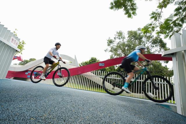 以车轮为笔，越科技水岸！光明凤凰街道秋日骑行盛宴，开启全民健身新范式