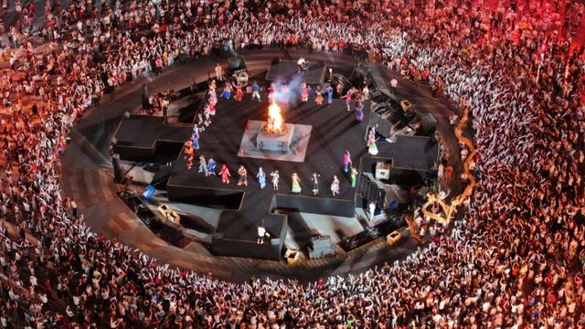 贵阳观山湖上演盛夏民族狂欢 水舞交融点燃夏日激情