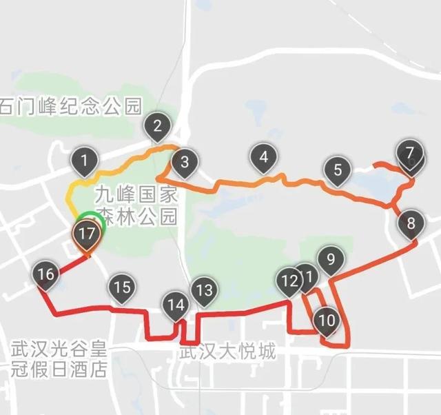 光谷8条私藏跑步路线	，资深跑友力荐，每条都有独特魅力