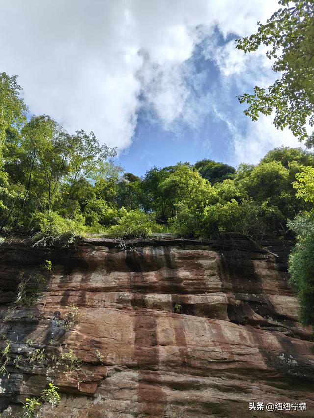 在江津四面山景区看了瀑布爬了梯，又坐了超级滑道听了潺潺流水声