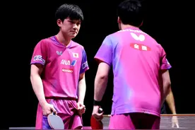 张本智和悄无声息输掉内战告别多哈，兄妹俩都被同一个人逮着薅！图片