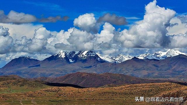 《219西藏南线》雪山与措湖的美景，一措再措看个够