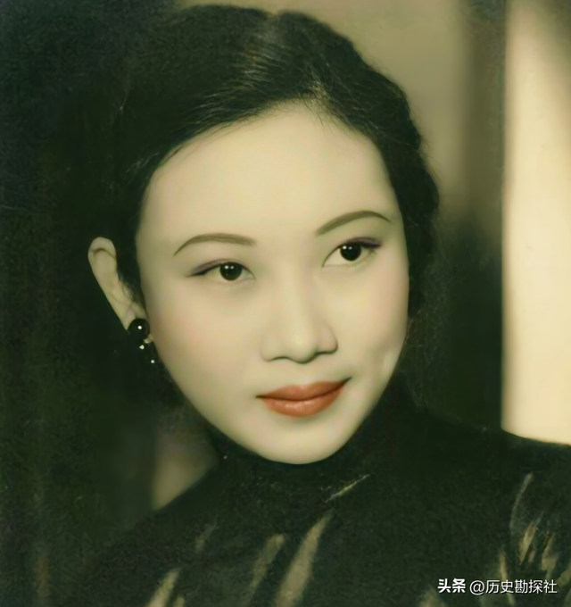 戴笠与胡蝶的真实影像，胡蝶美艳摄人心魄，戴笠面容冷峻不怒自威