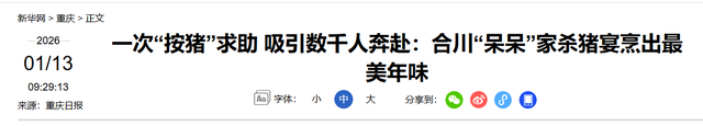 千人杀年猪爆火才几天，令人恶心的一幕就发生了，网友：吃相难看