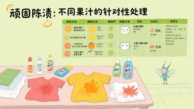 果汁渍洗不掉？别急着扔！这份「急救指南」拯救你的衣服