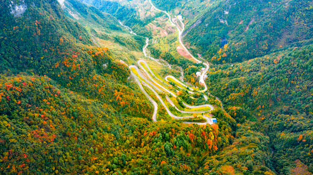 错过等一年！巴山大峡谷秋色刚开场，彩林已美成仙境！