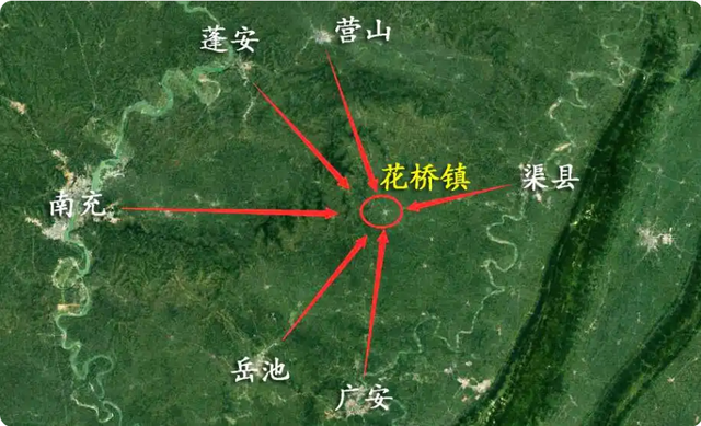 川东花桥镇：广安北大门，三市交界点