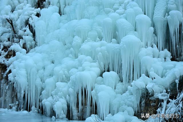 虎峪冰瀑：山谷里的冬日秘境、现实版的冰雪奇缘
