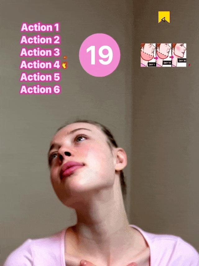 6个 “面部瑜伽” 坚持半年，五官越来越好看！