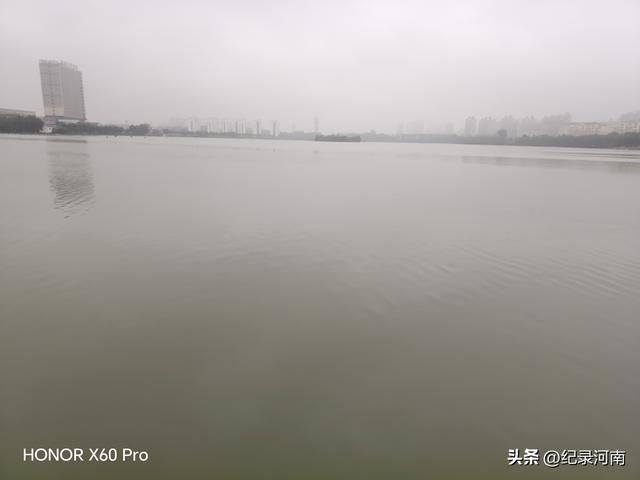 七上八下全国文明城市柘城县迎来汛期，晨练国家湿地公园榕湖发现