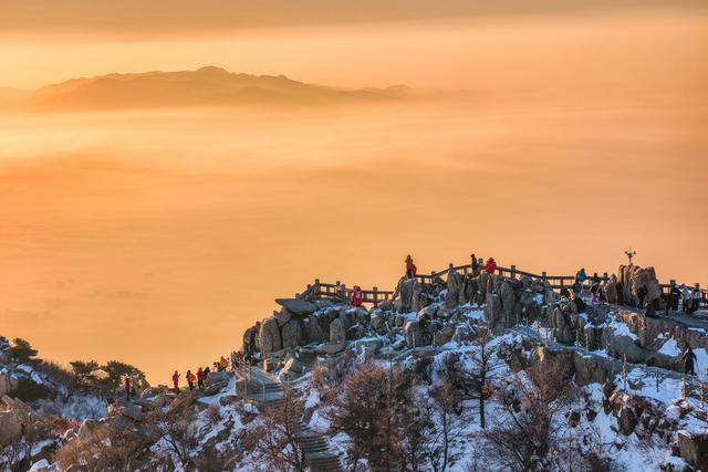 雪后泰山，仙境再现