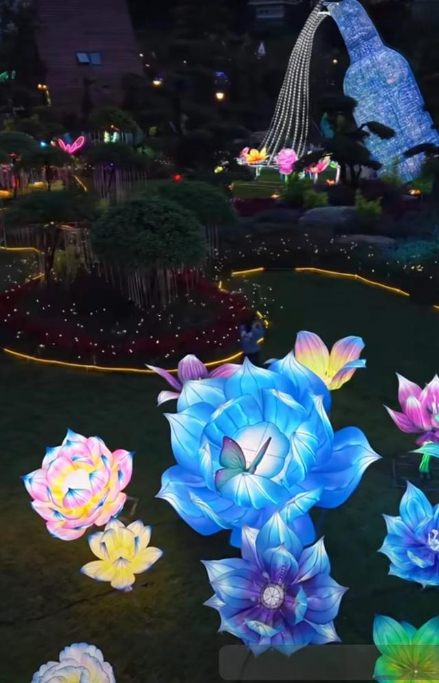 白天吃蘑菇大餐🍄,晚上看大观公园旁的蘑菇灯海