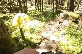 骑行博主山中发现驴友遗体，骑行20公里躲开猛兽报警图片