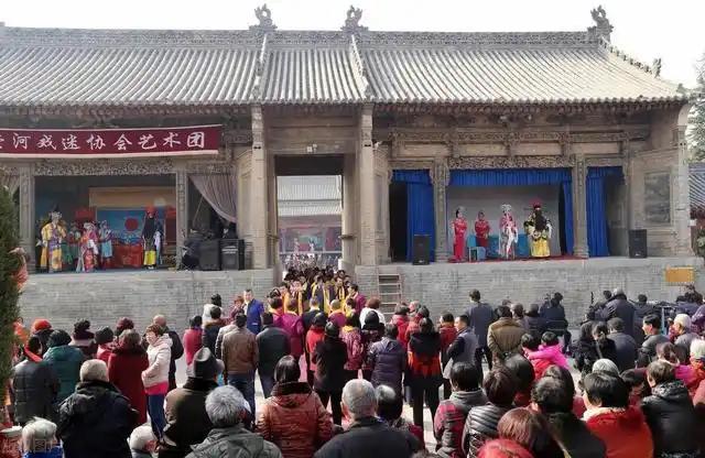 山西万荣后土祠,品字戏楼韵味浓!
