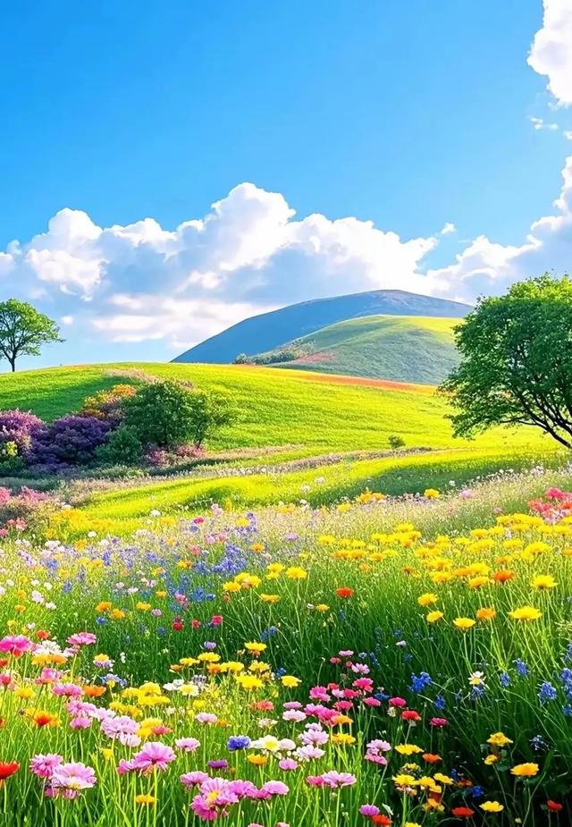 #美丽风景 #蓝天白云绿草地 #自然风光
