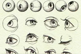 原来画眼睛，这么简单图片