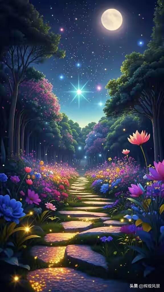 幻想中的花园，如同精灵一般 啊太美了！