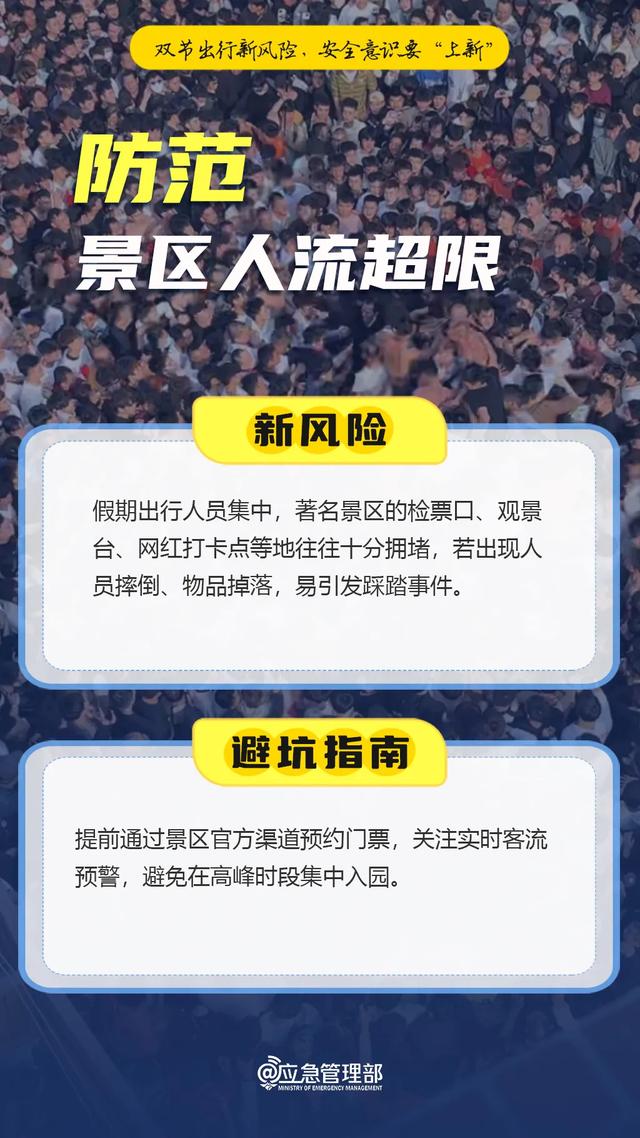 【平安秘笈524】“双节”出游，警惕这些新风险→