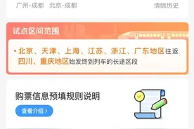 12306试点系统自动提交订单功能，客服：无法确保能抢到票图片
