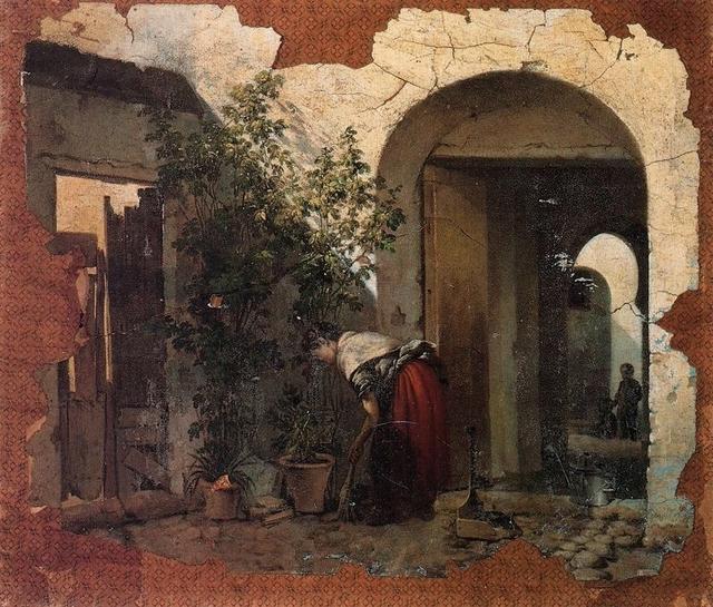 西班牙乡村自然风光，西班牙画家罗梅罗·巴罗斯作品赏