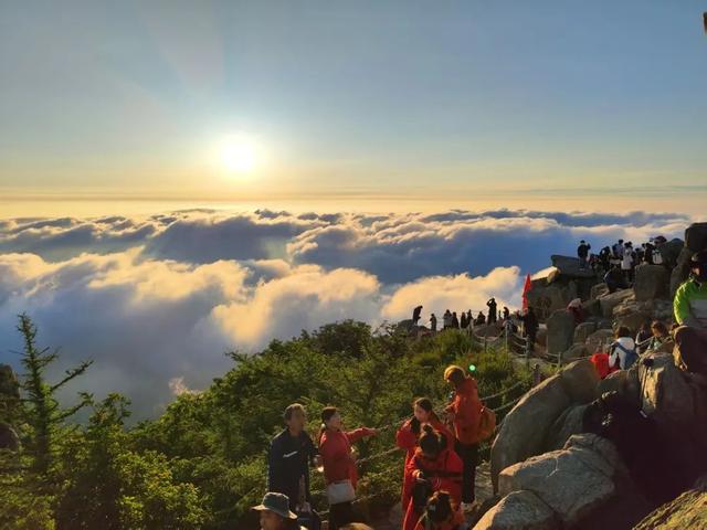 泰山日出云海：山巅的一场盛大晨光宴