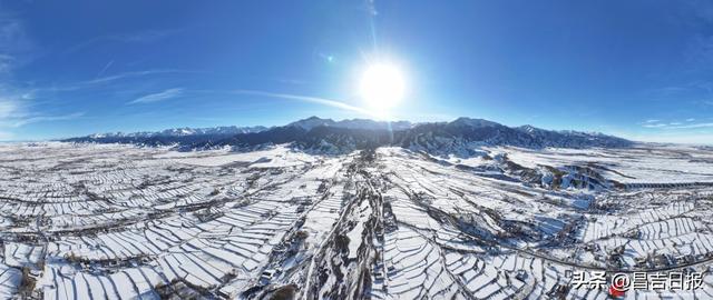 吉木萨尔渭户沟：雪落山林披银装 冬日画卷藏诗意