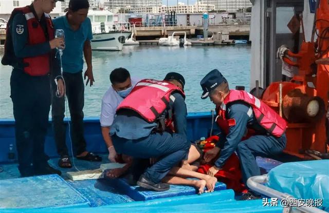 自称海上漂流挨饿6天的广东男子获救，海警：其出海游玩遇恶劣天气翻船，从陵水漂到三亚