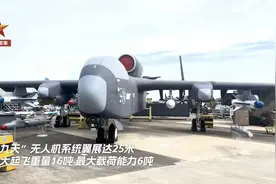 最大起飞重量16吨，载弹量6吨，九天无人轰炸机比想象中的还要强图片