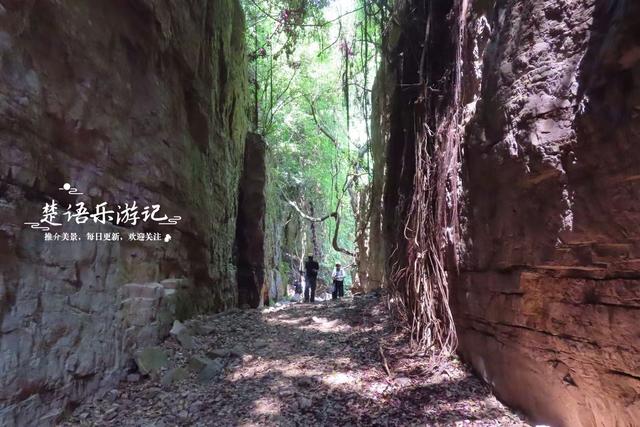 浙江宁波的绝秘幽谷，山石险峻景色绝美，是徒步与观景的绝佳之地