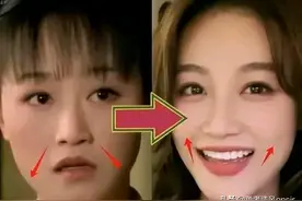 被嘲一脸苦相的蓝盈莹，坚持咬筷子练微笑唇 ，如今美得不敢认图片