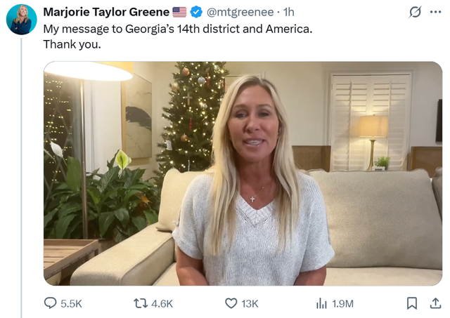 特朗普昔日盟友格林将辞去众议员职务