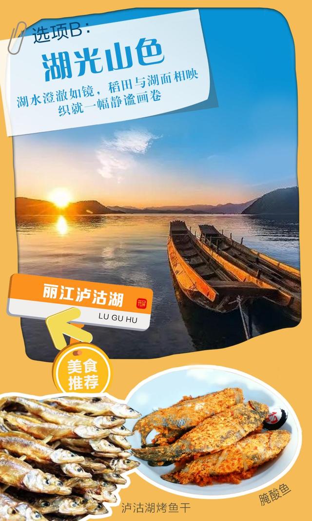 开屏策划｜【选择题】秋天到云南，看________，吃________