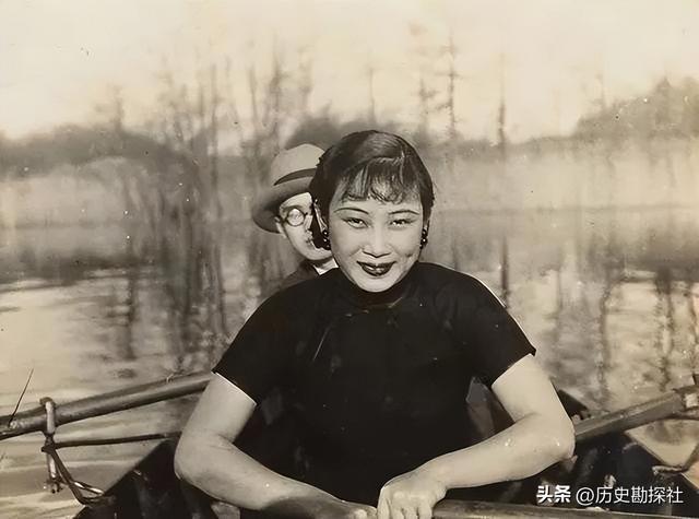 这就是戴笠胡蝶的真实样貌，一个狠一个美，货真价实的罕见照片