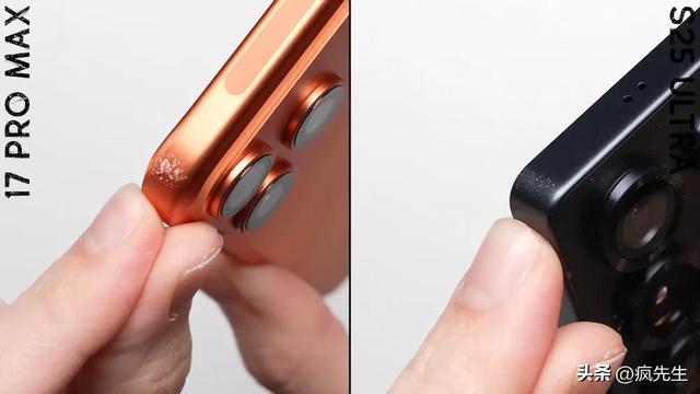 苹果iPhone 17 Pro vs 三星S25 Ultra摔机测试，谁是最抗摔王者？